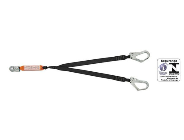 MULT 1892G – TALABARTE “Y” EM FITA COM ABSORVEDOR DE ENERGIA E GANCHO 55 mm